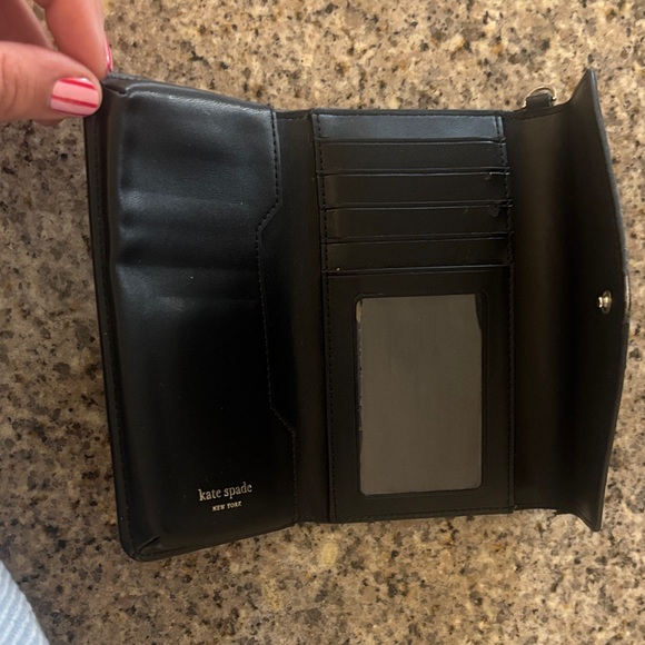 Kate Spade Black Envelope Wallet - Picture 3 of 4